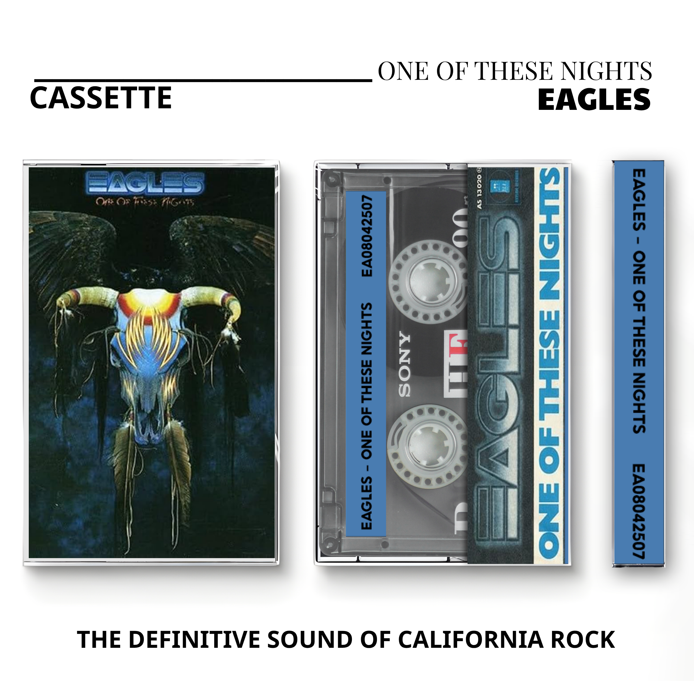 Eagles Vintage Cassette Tapes | One of These Nights & Iconic Live Collection