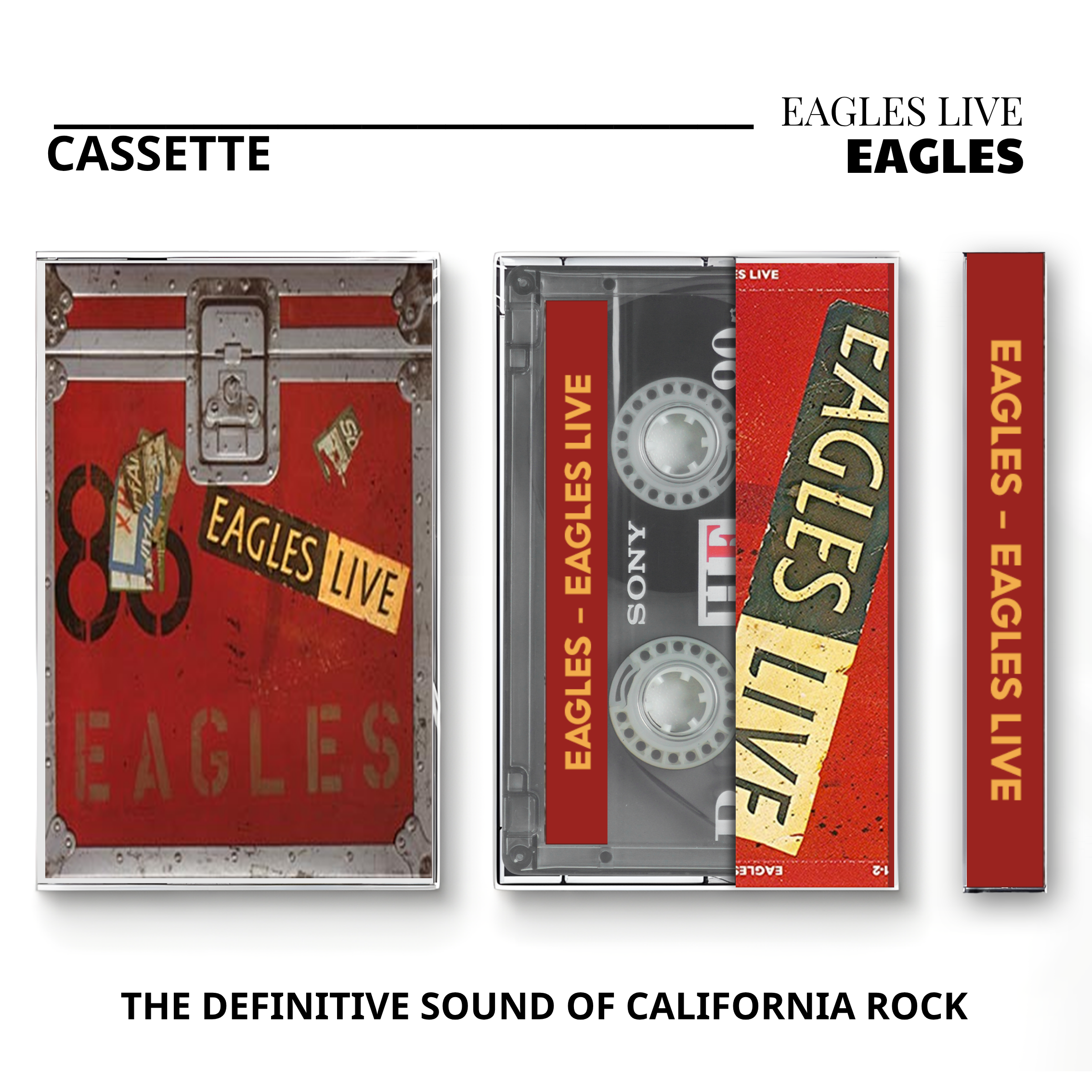 Eagles Vintage Cassette Tapes | One of These Nights & Iconic Live Collection
