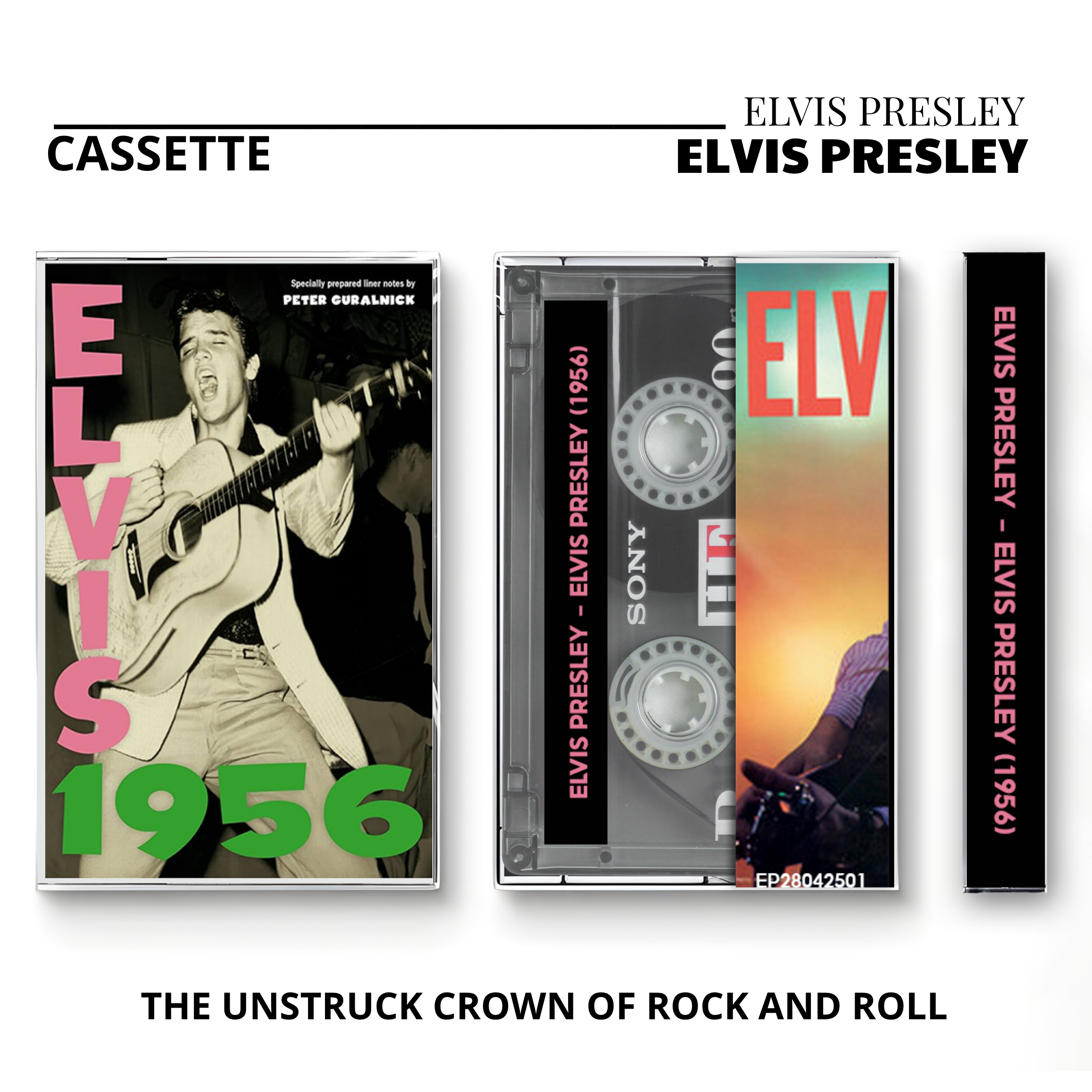 Elvis Presley Vintage Cassette Tapes | King of Rock 'n' Roll Essential Set