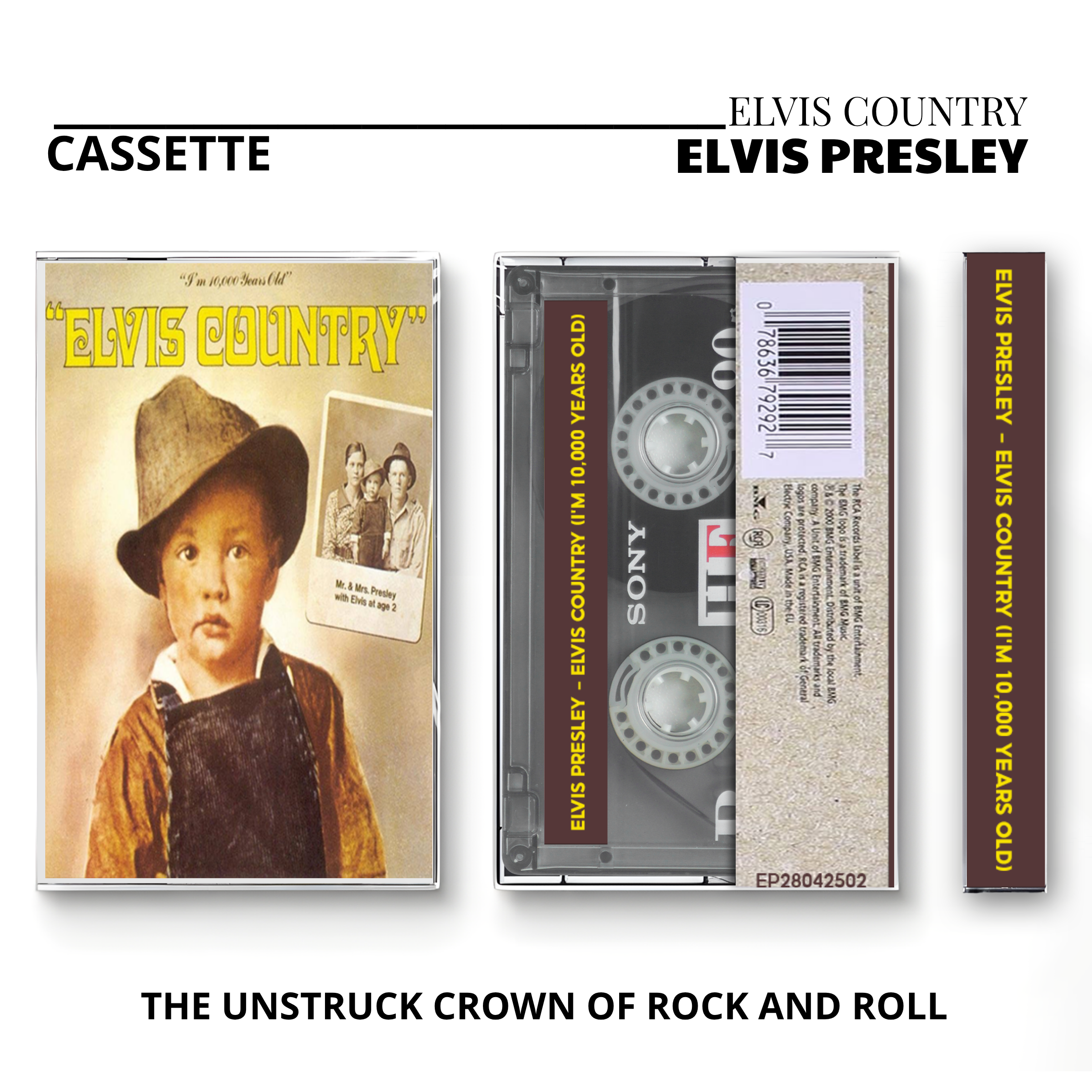 Elvis Presley Vintage Cassette Tapes | King of Rock 'n' Roll Essential Set