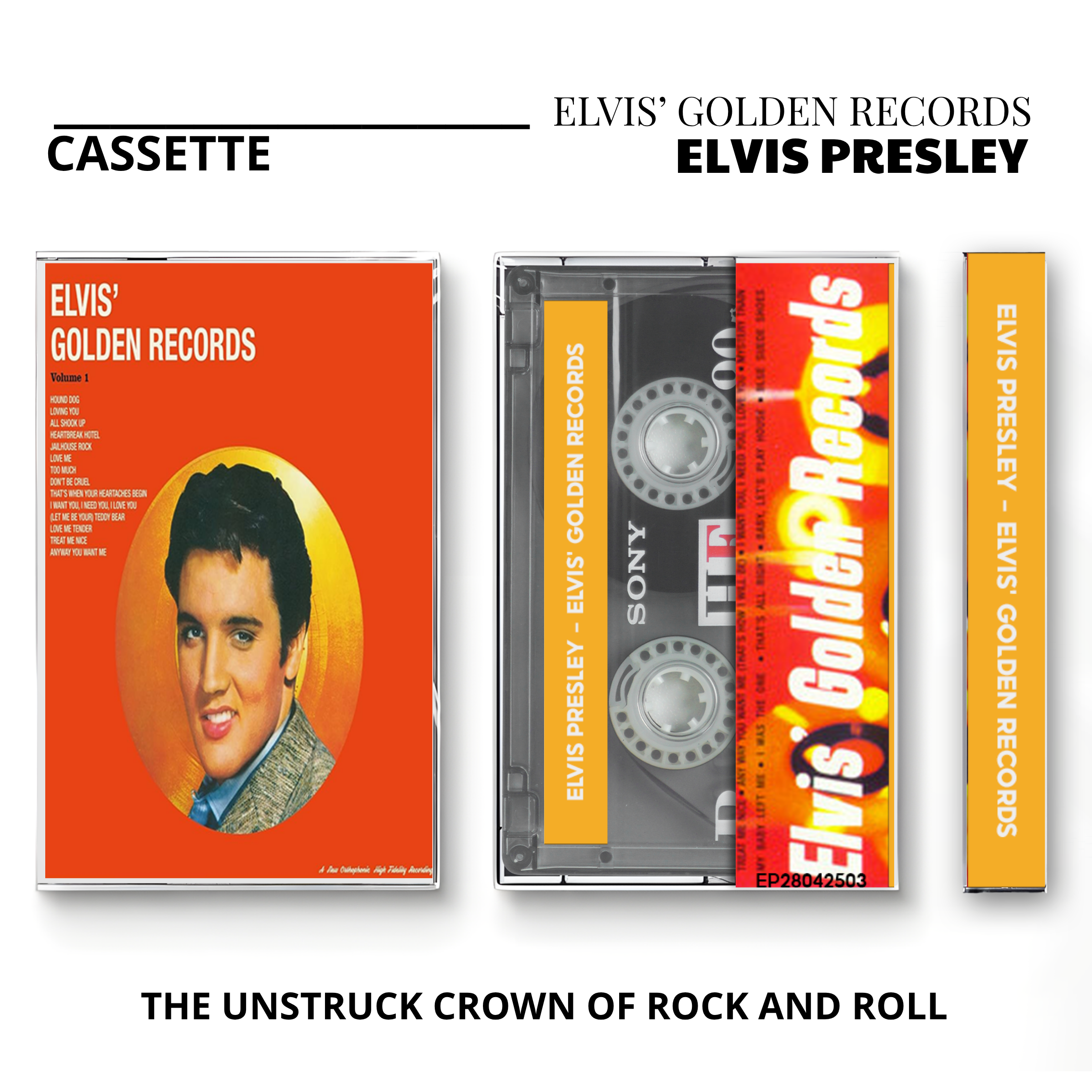 Elvis Presley Vintage Cassette Tapes | King of Rock 'n' Roll Essential Set