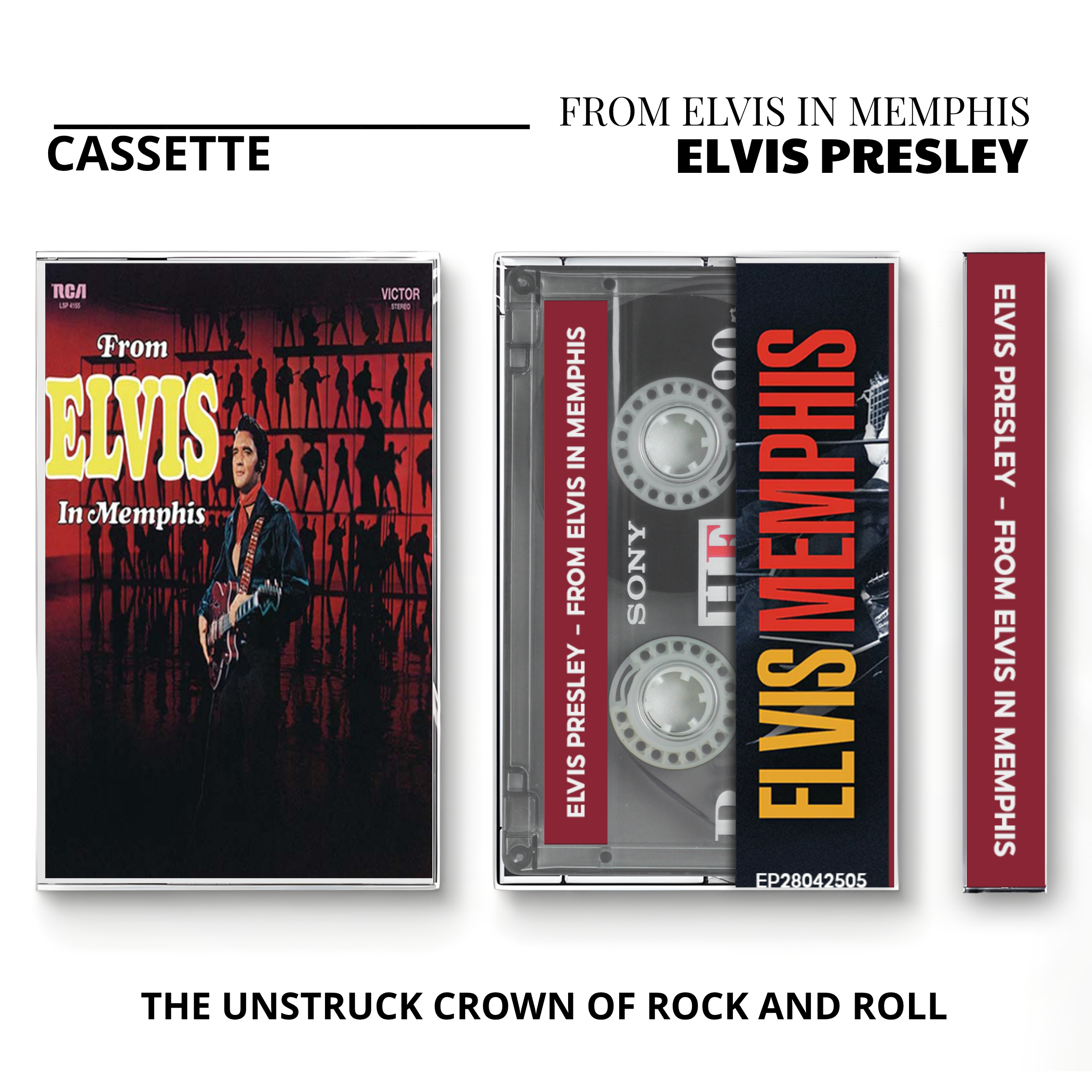 Elvis Presley Vintage Cassette Tapes | King of Rock 'n' Roll Essential Set