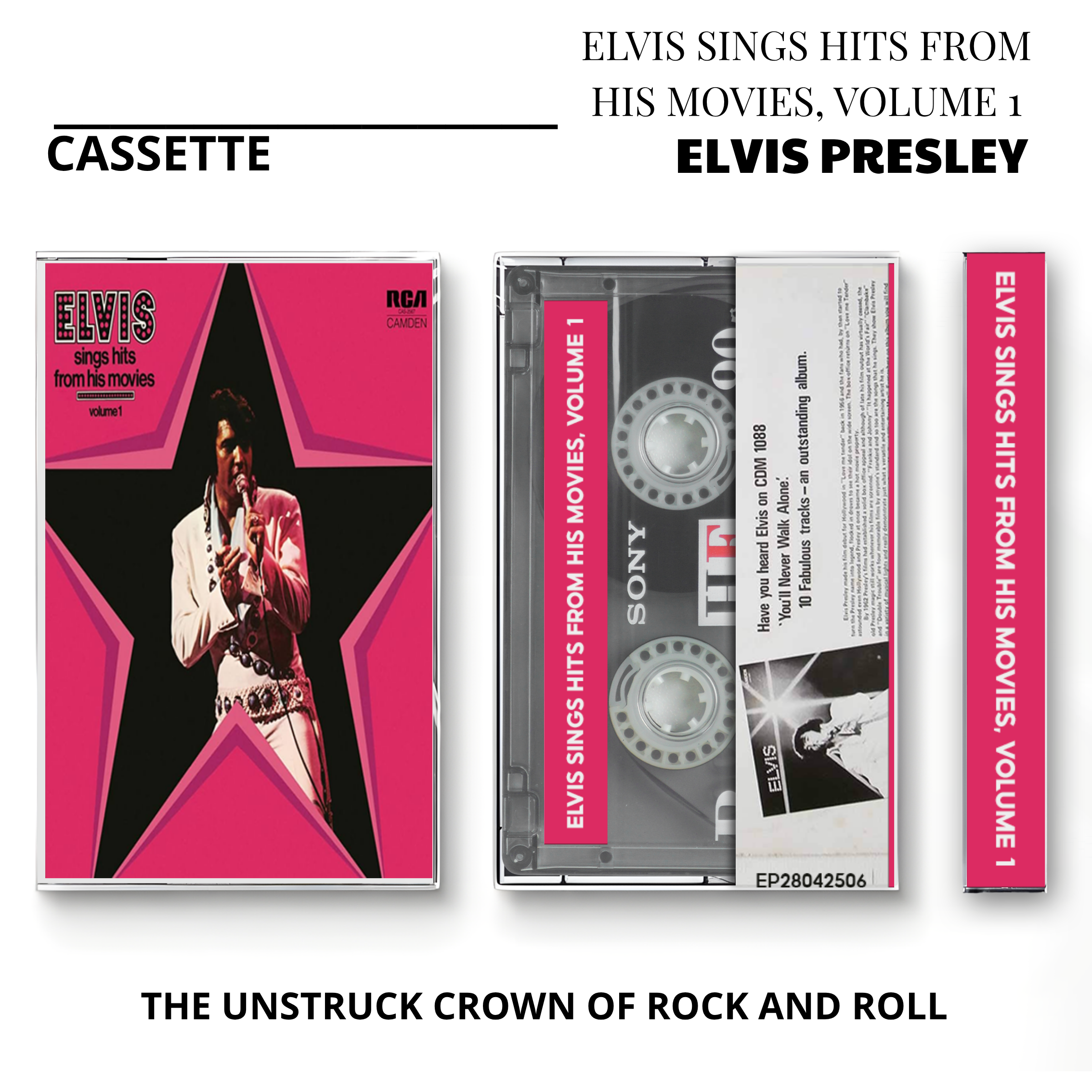 Elvis Presley Vintage Cassette Tapes | The Essential Live & #1 Hits Set