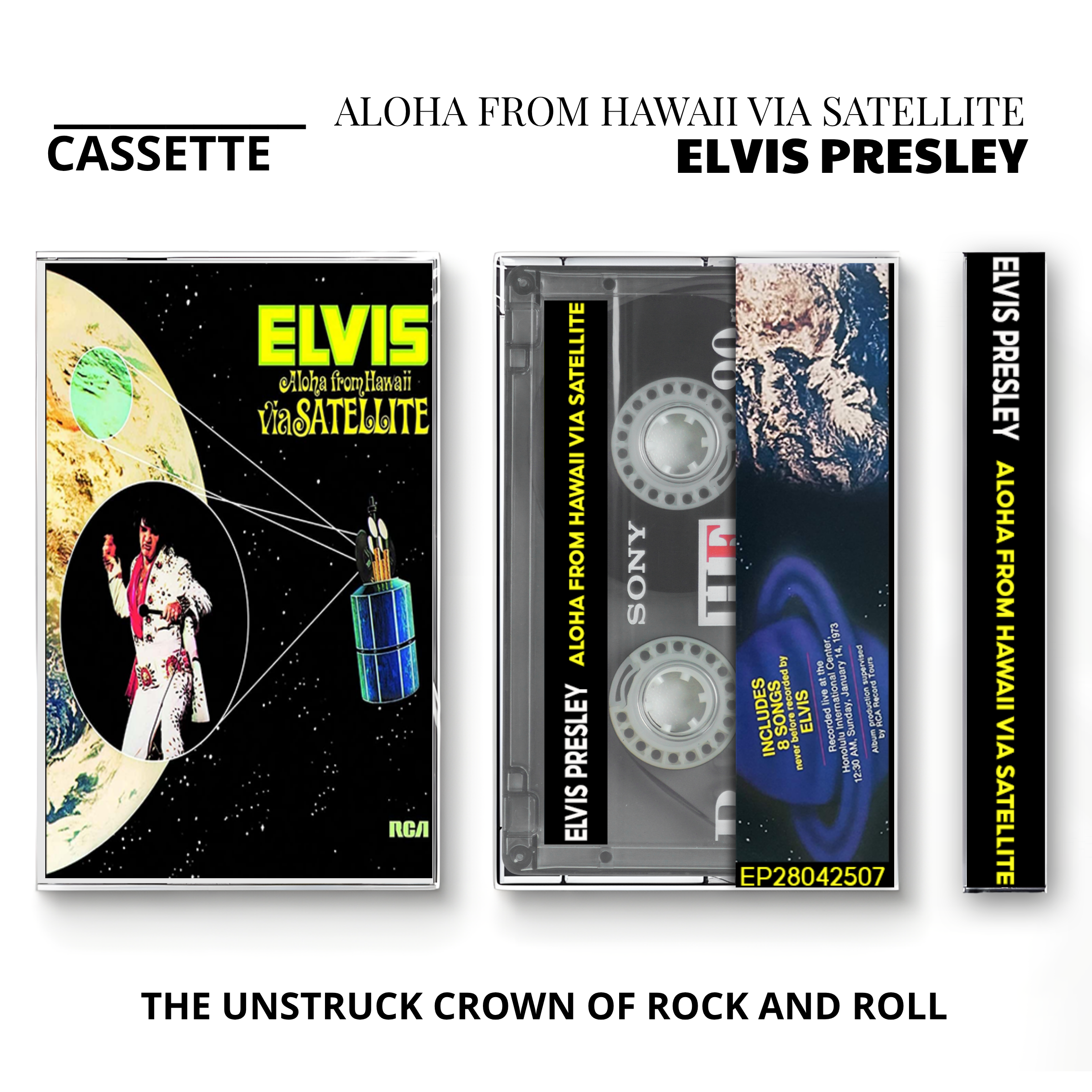 Elvis Presley Vintage Cassette Tapes | The Essential Live & #1 Hits Set