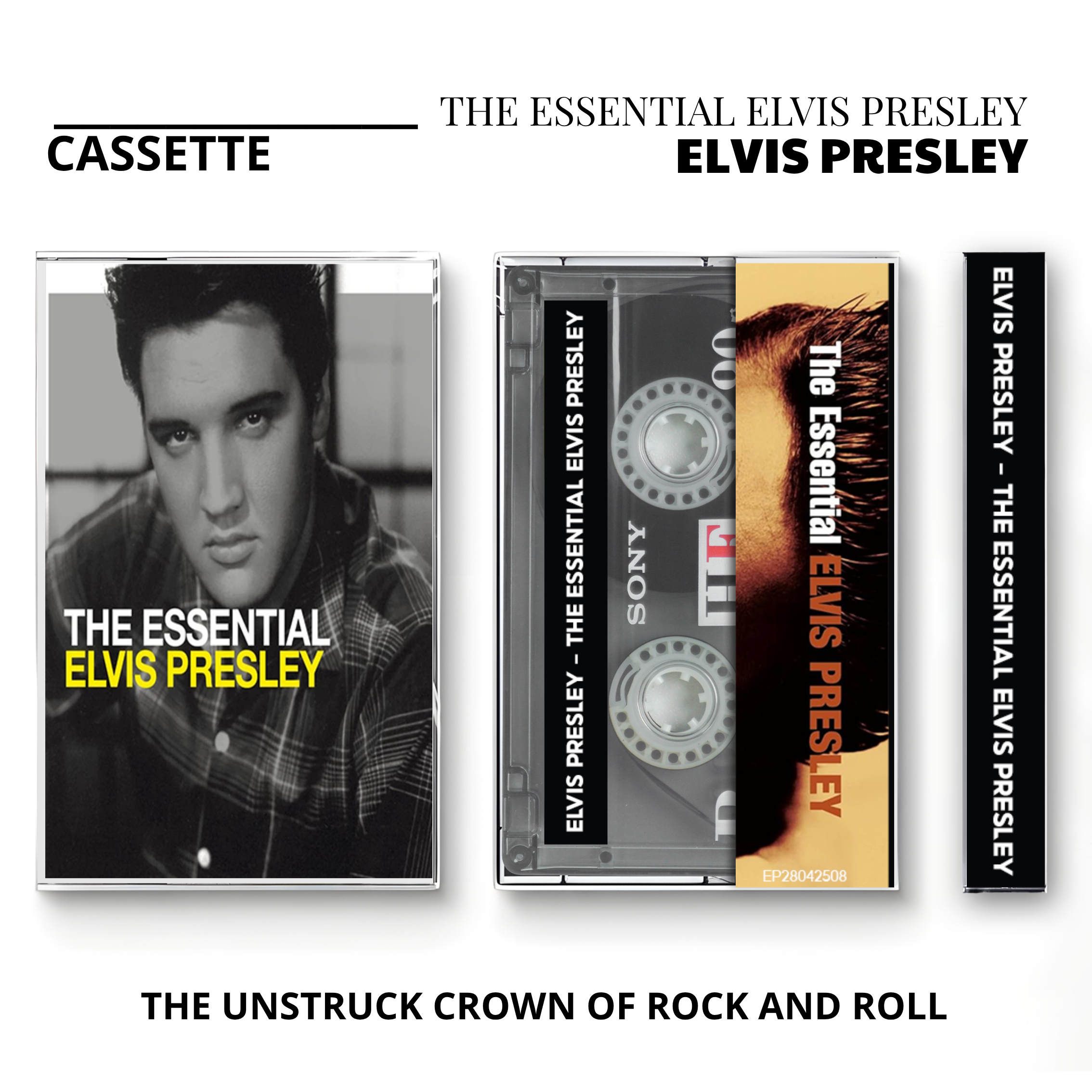 Elvis Presley Vintage Cassette Tapes | The Essential Live & #1 Hits Set