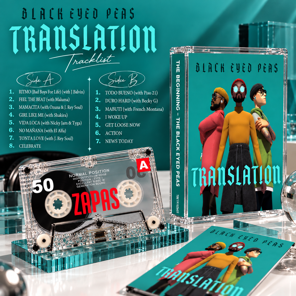 The Black Eyed Peas Vintage Cassette Tape Collection | Elephunk, Monkey Business, The E.N.D., The Beginning & Translation