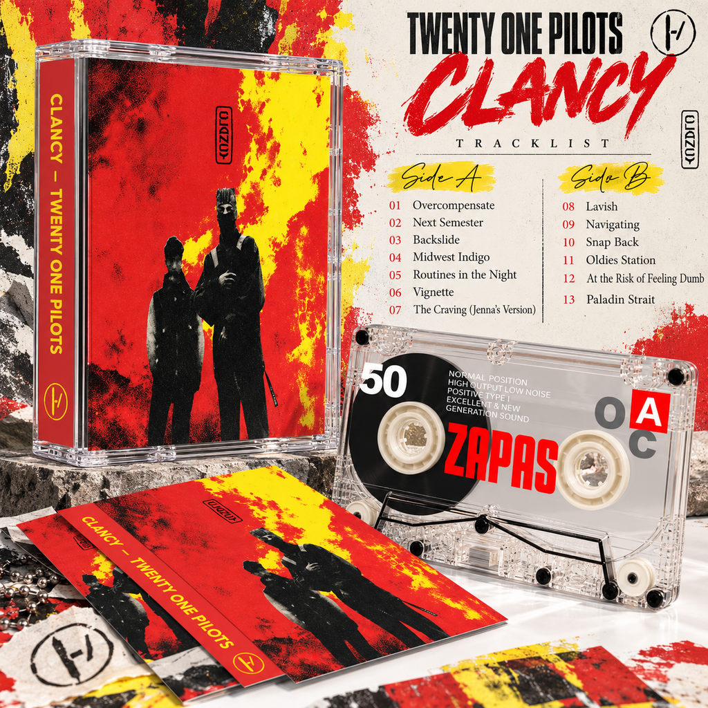 Twenty One Pilots Vintage Cassette Tape Collection | Blurryface, Trench, Clancy, Vessel & More