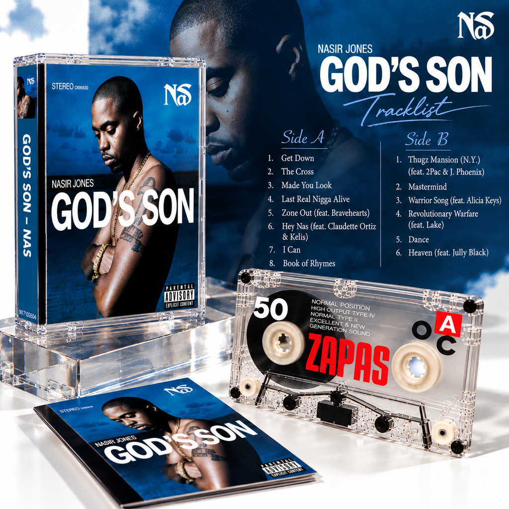 Nas Vintage Cassette Tape Collection | Illmatic, It Was Written, Stillmatic, God's Son & King's Disease