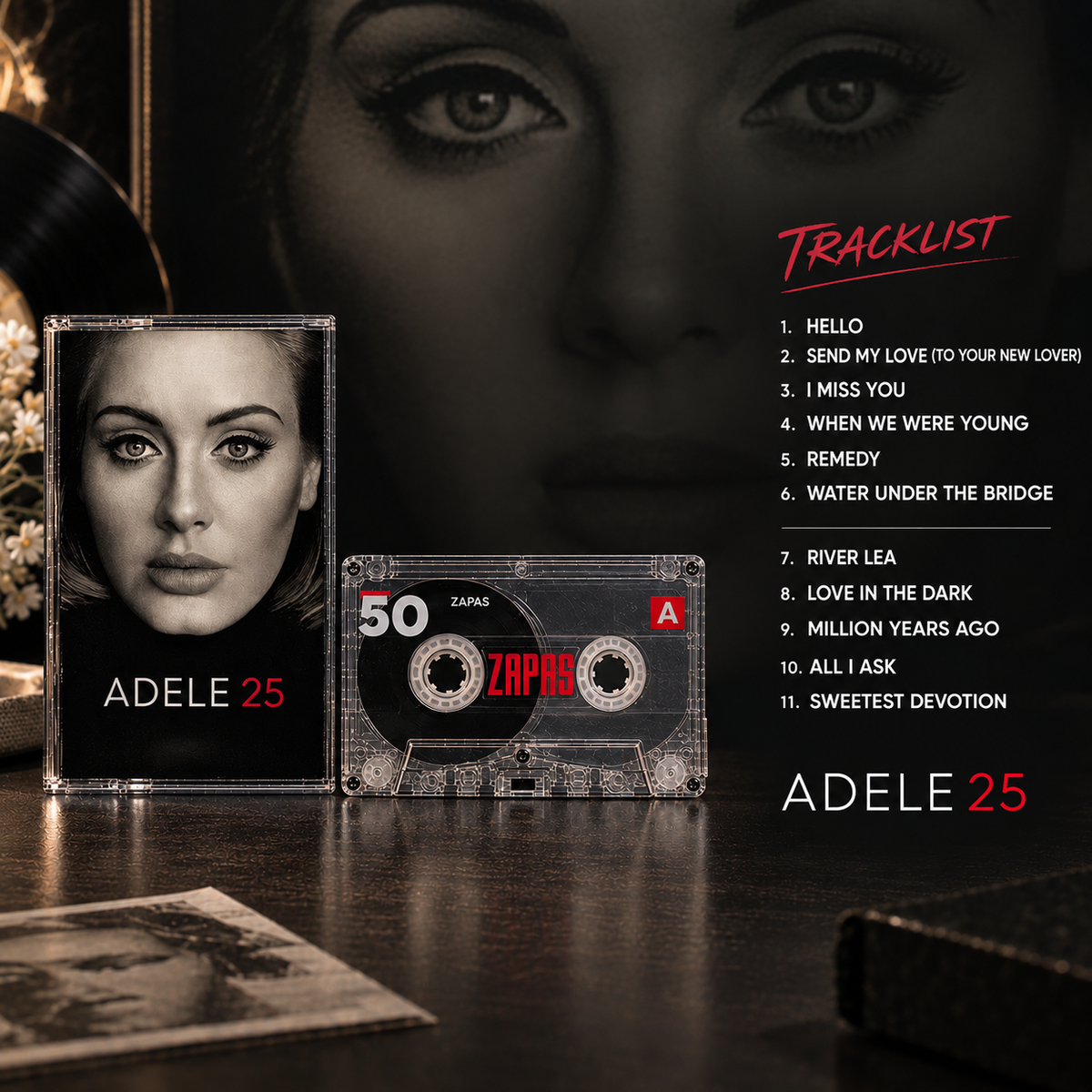 Adele Retro Cassettes Collection | Iconic Studio Albums & Live Set