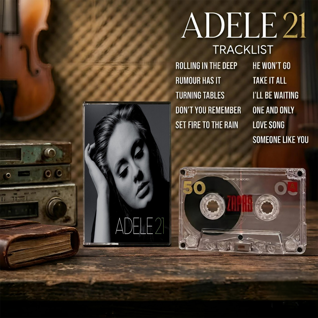 Adele Retro Cassettes Collection | Iconic Studio Albums & Live Set
