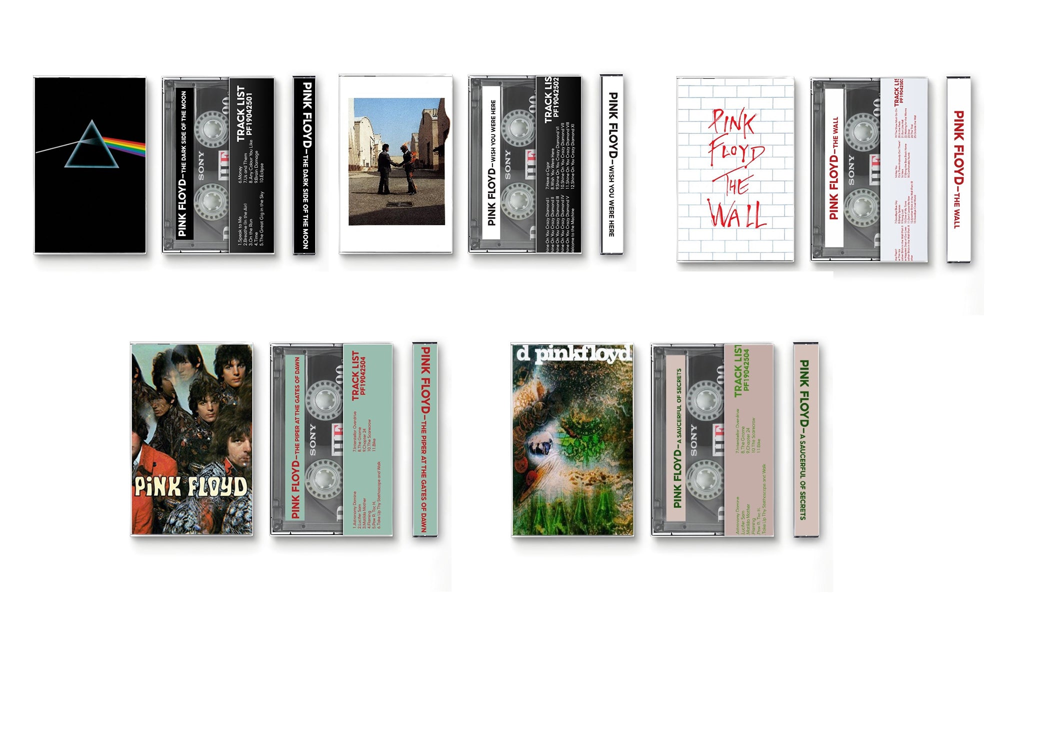 Pink Floyd Cassette Collection – Psychedelic & Progressive Rock Classics