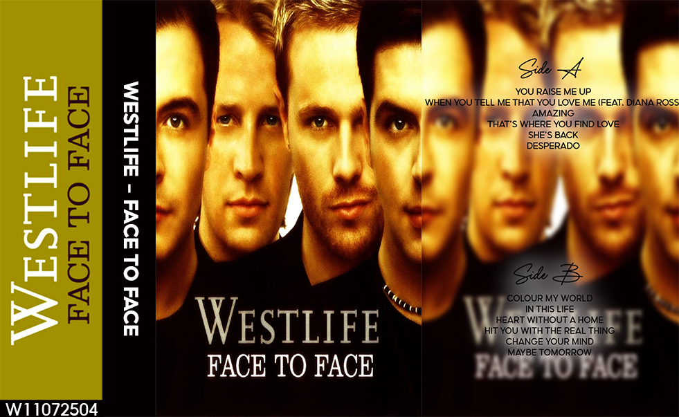 Westlife – Face to Face Fanmade Analog Cassette Tape | Pop Album Collectible | 2000s Boyband & Love Ballad Sound | Retro Music Gift