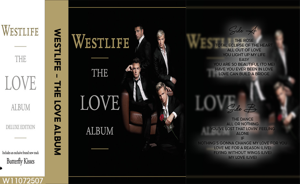Westlife – The Love Album Fanmade Analog Cassette Tape | Pop Album Collectible | Romantic Ballads & Love Song Covers | Retro Music Gift