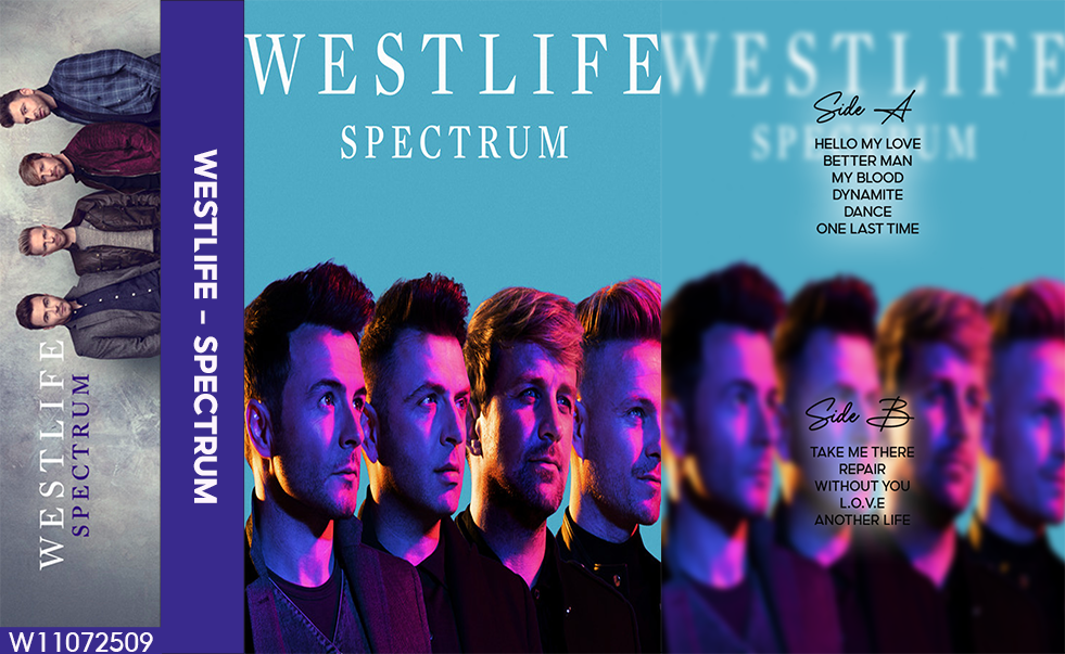 Westlife – Spectrum Fanmade Analog Cassette Tape | Pop Album Collectible | Modern Pop & Emotional Ballad Sound | Retro Music Gift