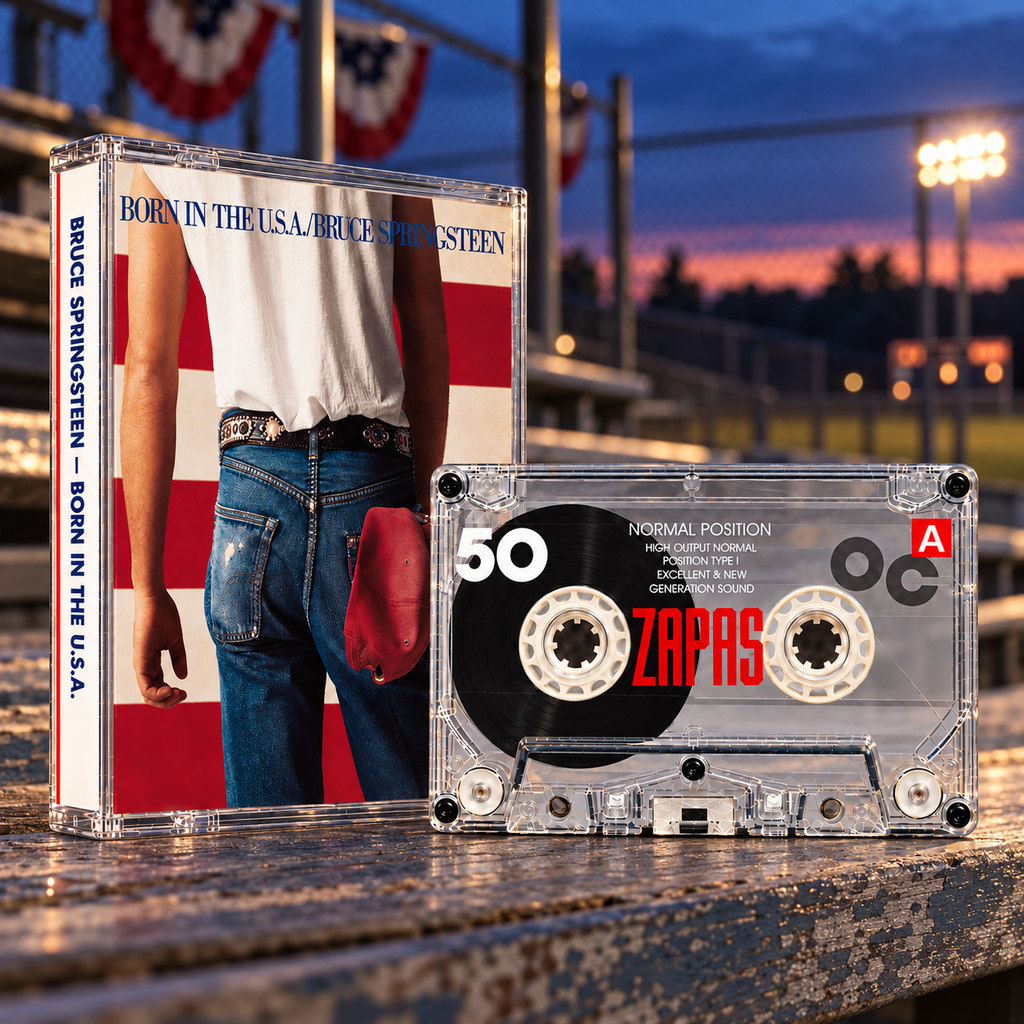 Bruce Springteen Retro Cassette Tape Collection