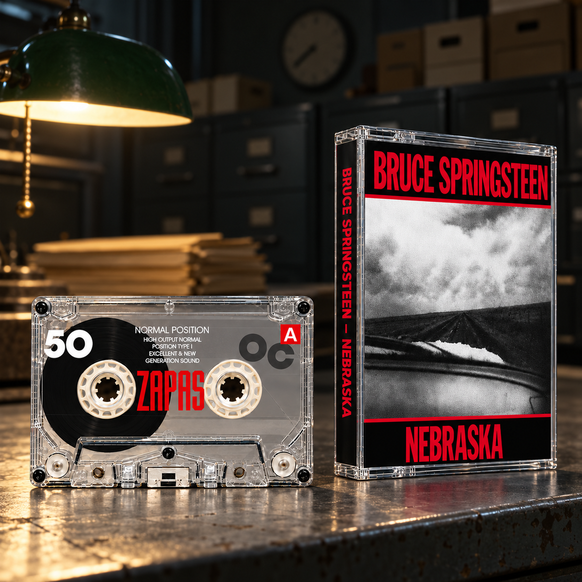 Bruce Springteen Retro Cassette Tape Collection