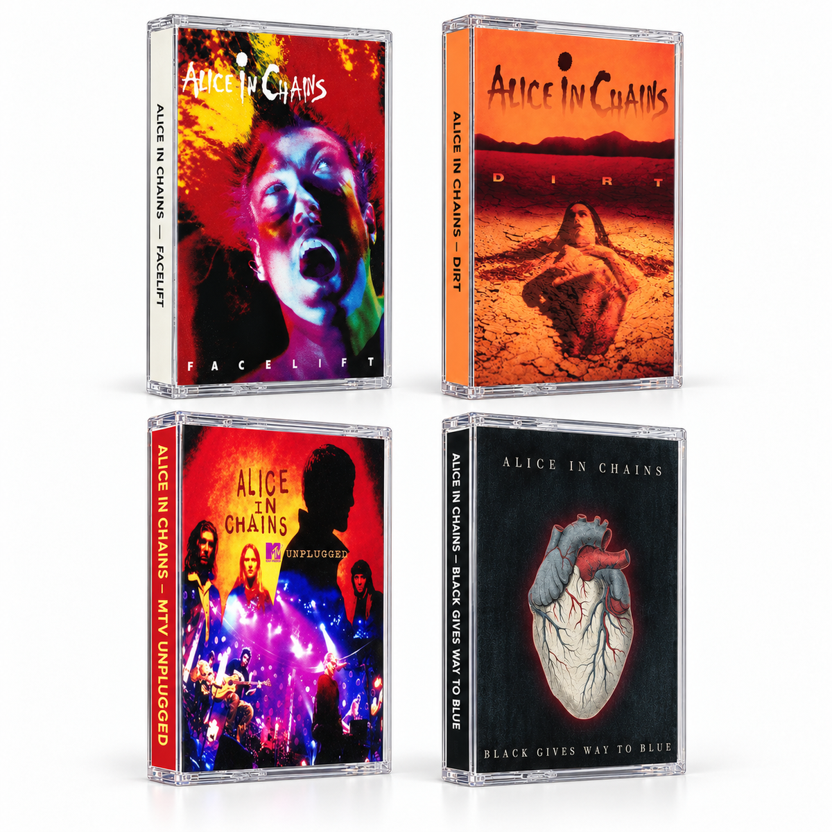 Alice In Chains Retro Cassette Tapes