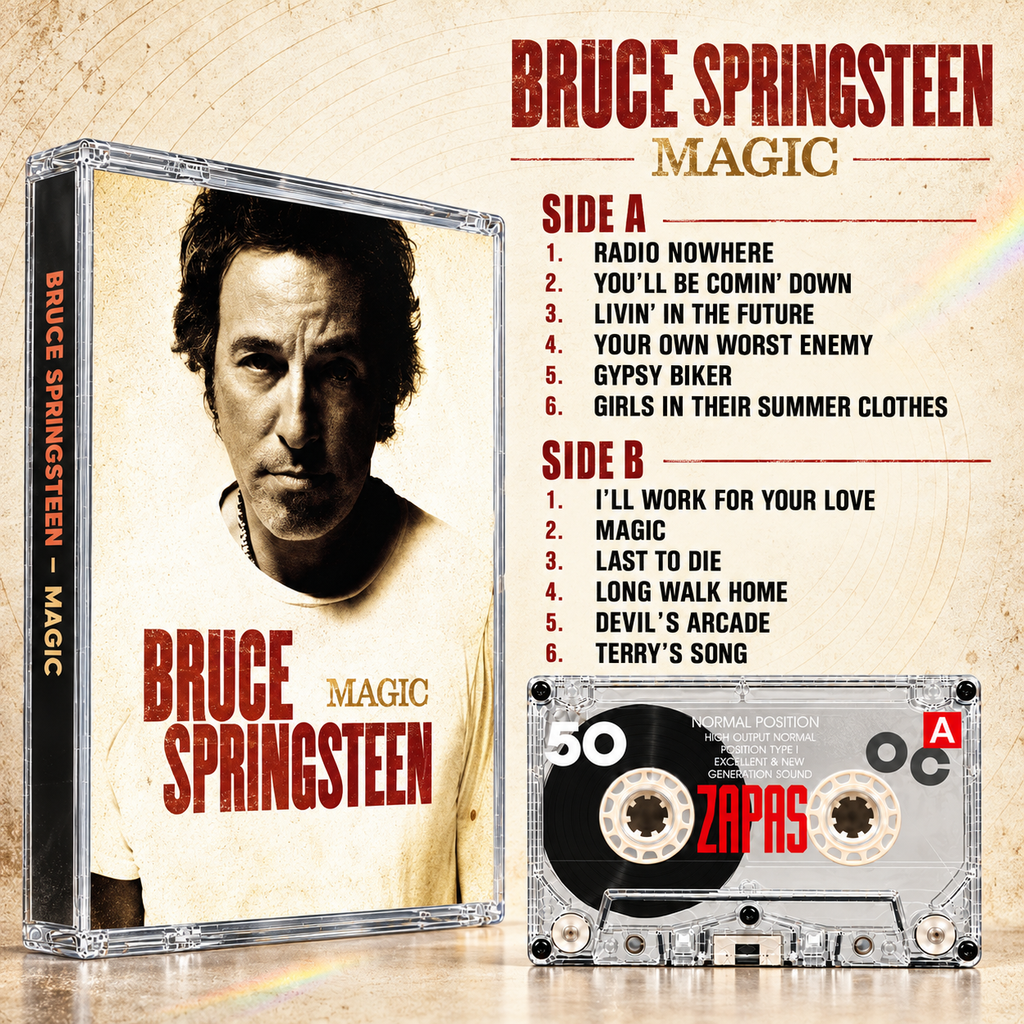 Bruce Springsteen Vintage Cassette Tape Collection