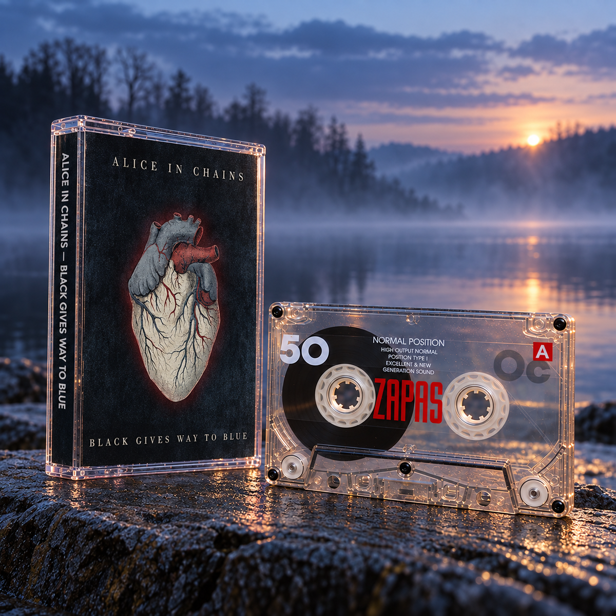 Alice In Chains Retro Cassette Tapes
