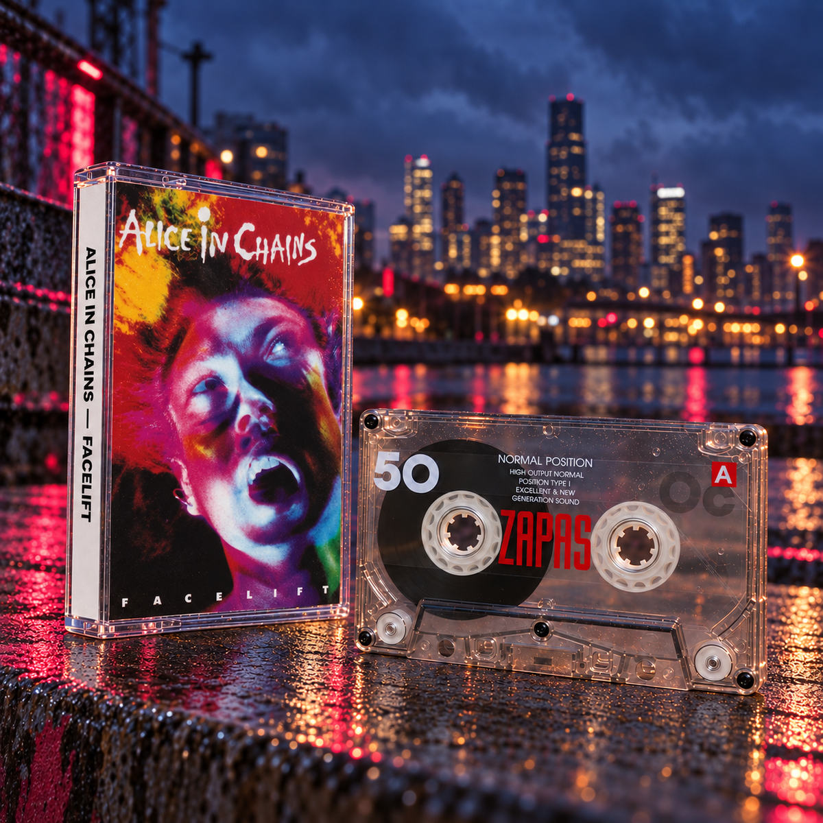 Alice In Chains Retro Cassette Tapes