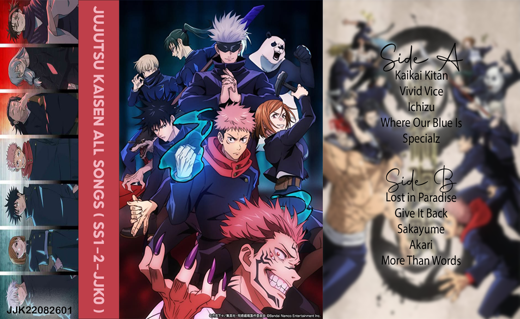 Jujutsu Kaisen Complete Soundtrack Vintage Cassette | Custom Anime Tape