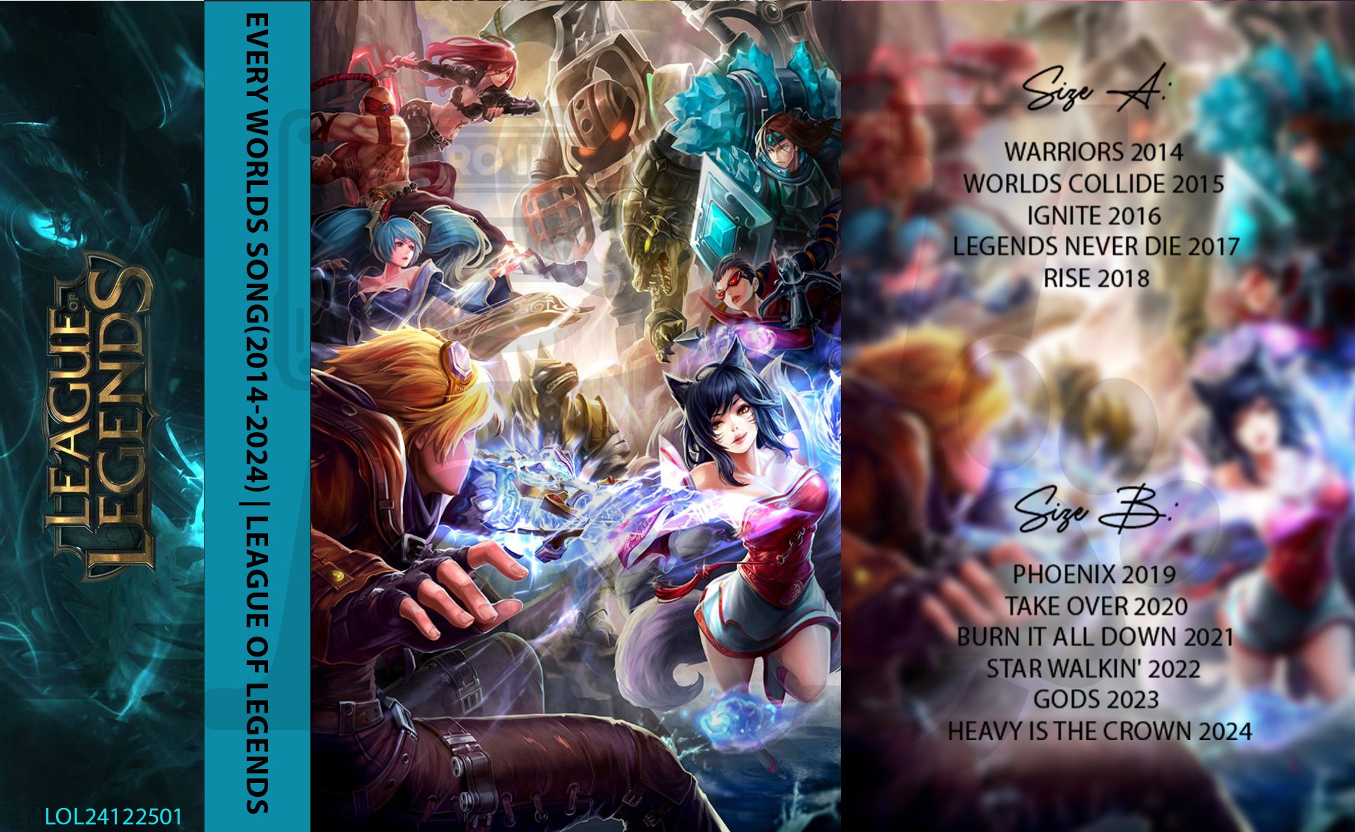 EVERY WORLDS SONG(2014-2024) | LEAGUE OF LEGENDS