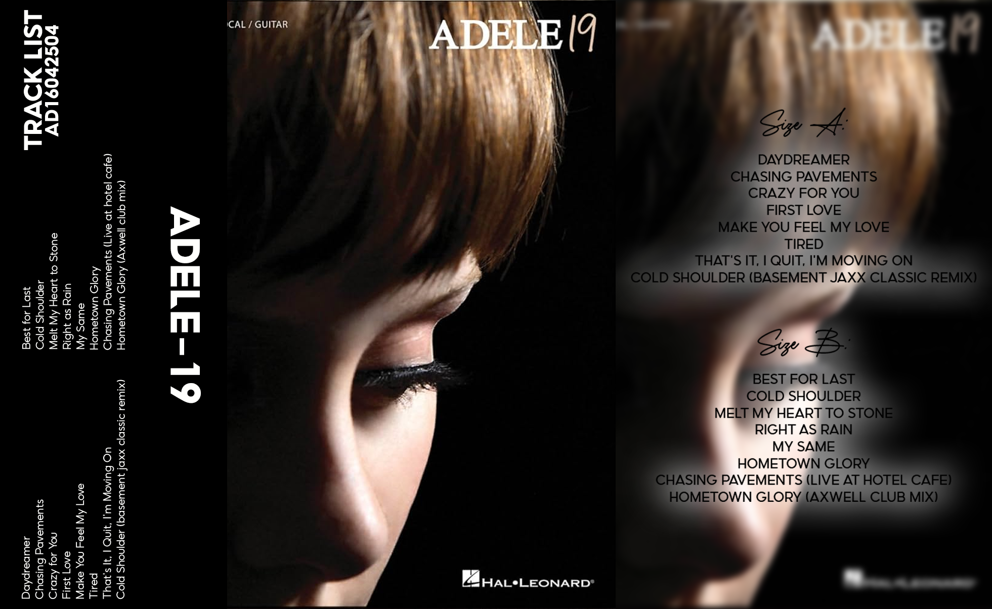Adele – 19 Cassette Tape | Fanmade Pop Soul Album | Retro Analog Collectible