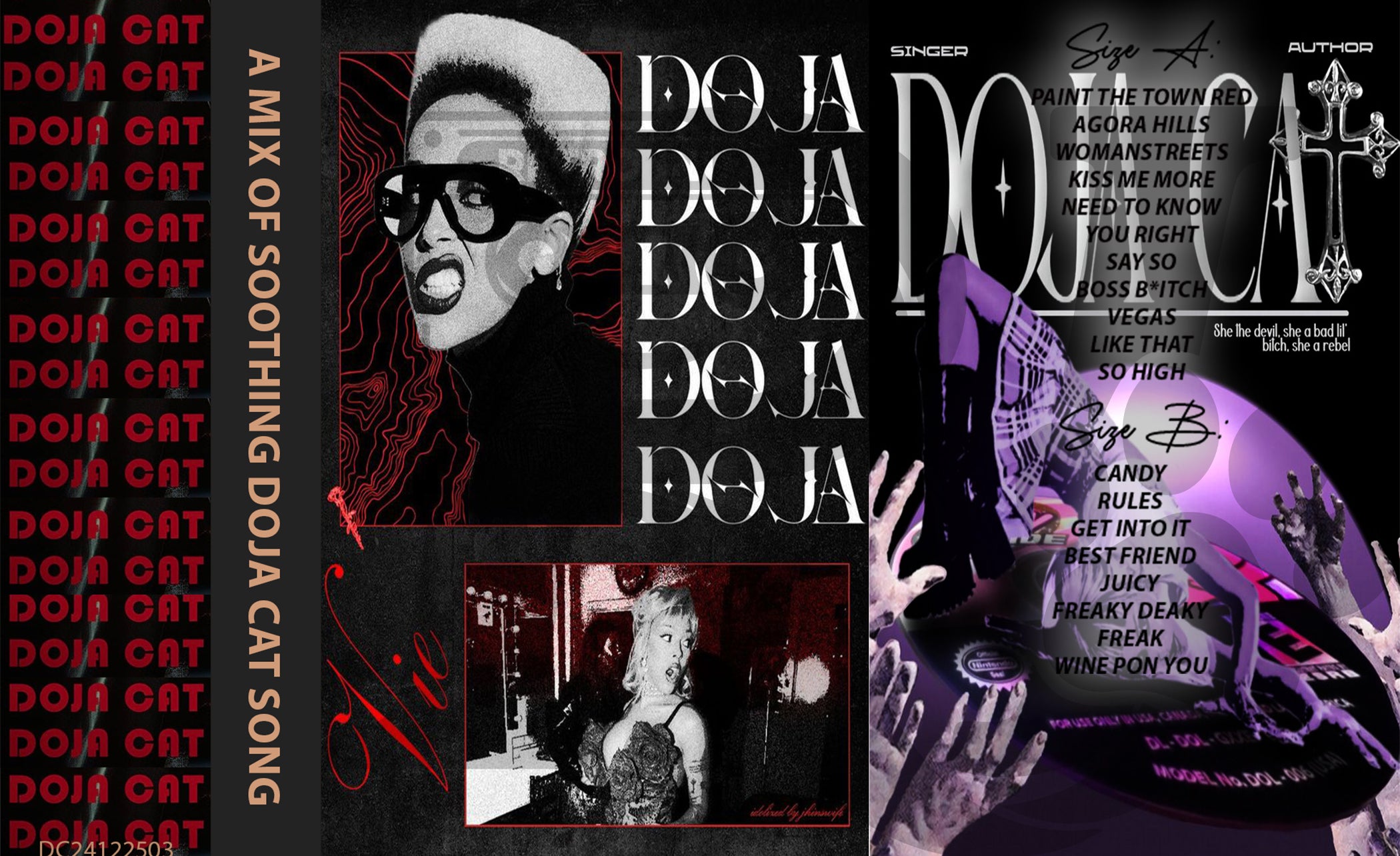 A Mix of Soothing Doja Cat Songs – Cassette Tape