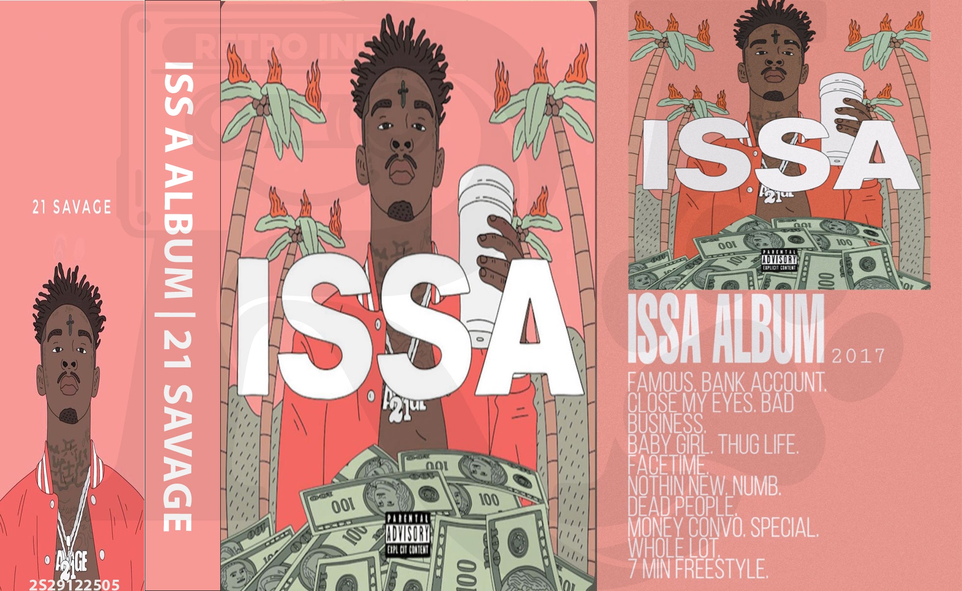 21 Savage – Issa Album Cassette Tape | Classic Trap Hip-Hop Album | Retro Analog Collectible
