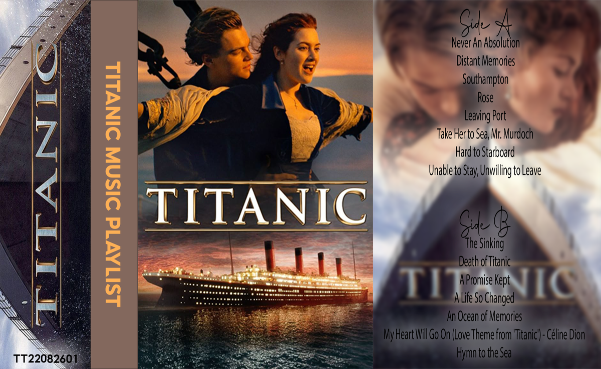Titanic Original Soundtrack Vintage Cassette | Custom Tape