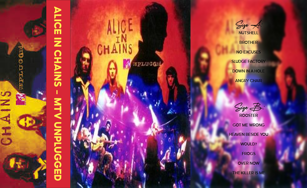 Alice In Chains Retro Cassette Tapes