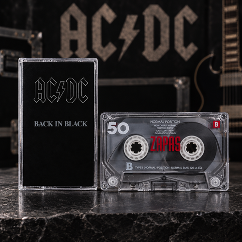 AC/DC Hard Rock Vintage Cassettes | Ultimate Classic Album Set