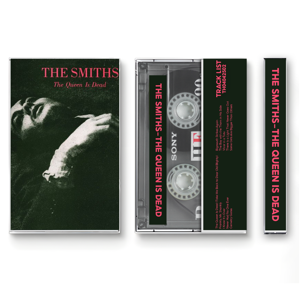 The Smiths – The Queen Is Dead Fanmade Analog Cassette Tape | Indie Rock Vintage Cassette | Retro Music Collectible