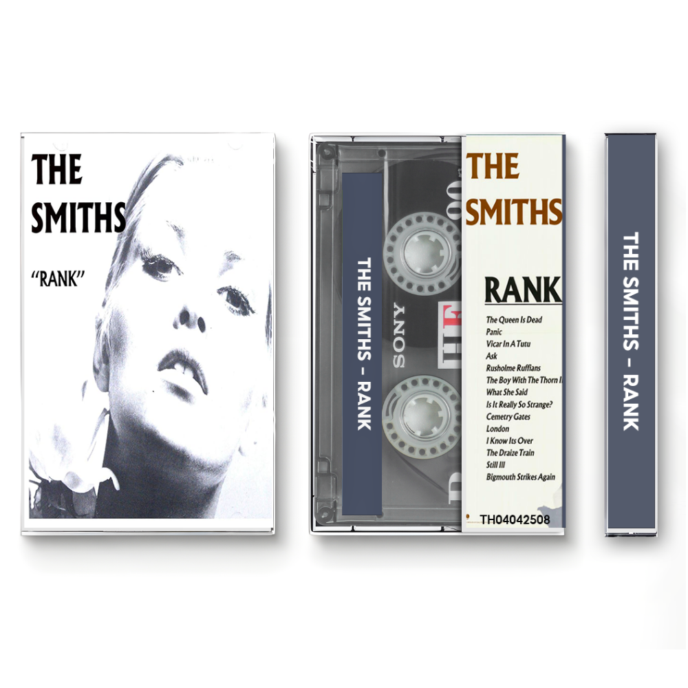 The Smiths – Rank Fanmade Analog Cassette Tape | Live Indie Rock Album | Vintage Retro Music Cassette Collectible