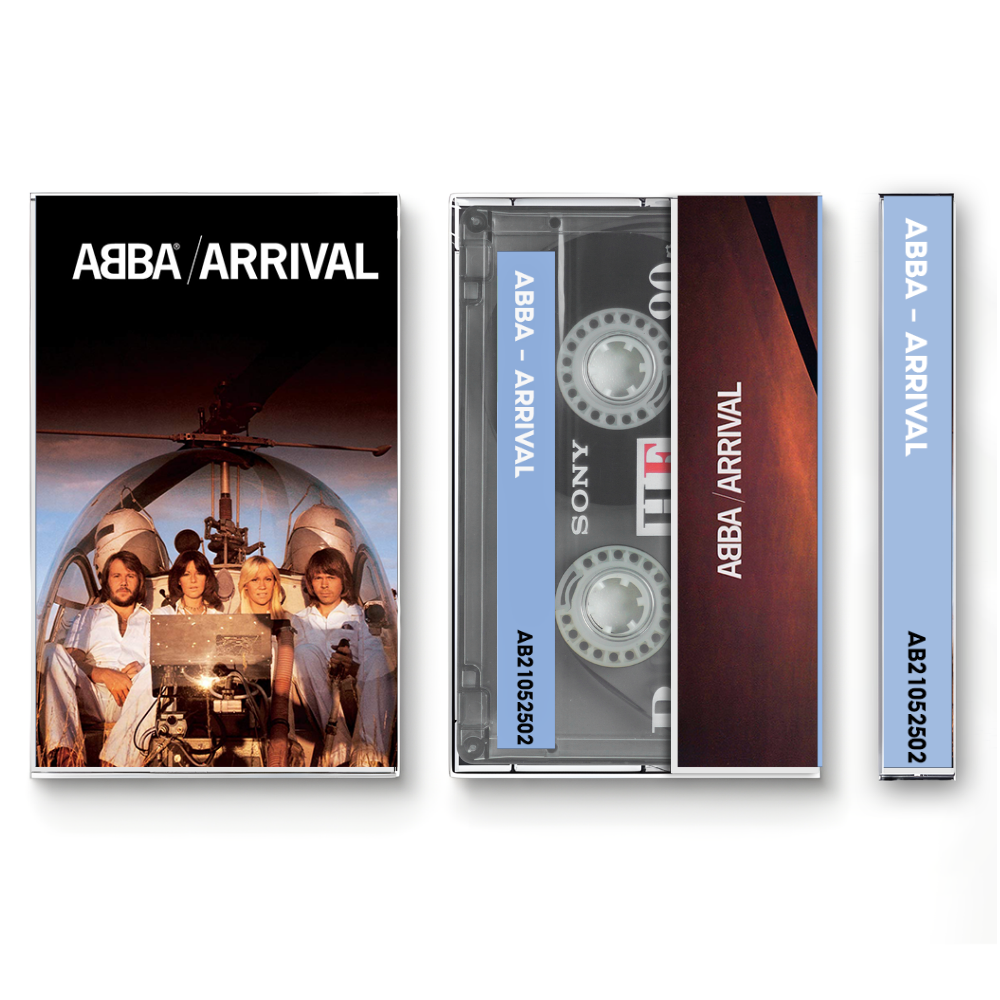 ABBA – Arrival Fanmade Analog Cassette Tape | Classic Pop Disco Cassette | Vintage Retro Music Collectible