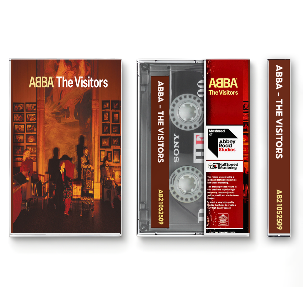 ABBA – The Visitors Fanmade Analog Cassette Tape | Classic 80s Pop Cassette | Vintage Retro Music Collectible
