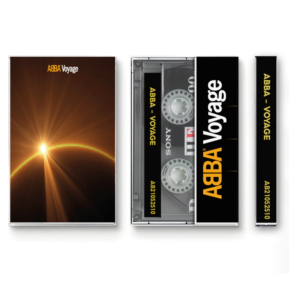 ABBA – Voyage Fanmade Analog Cassette Tape | 2021 Pop Comeback Album | Retro Cassette Collectible