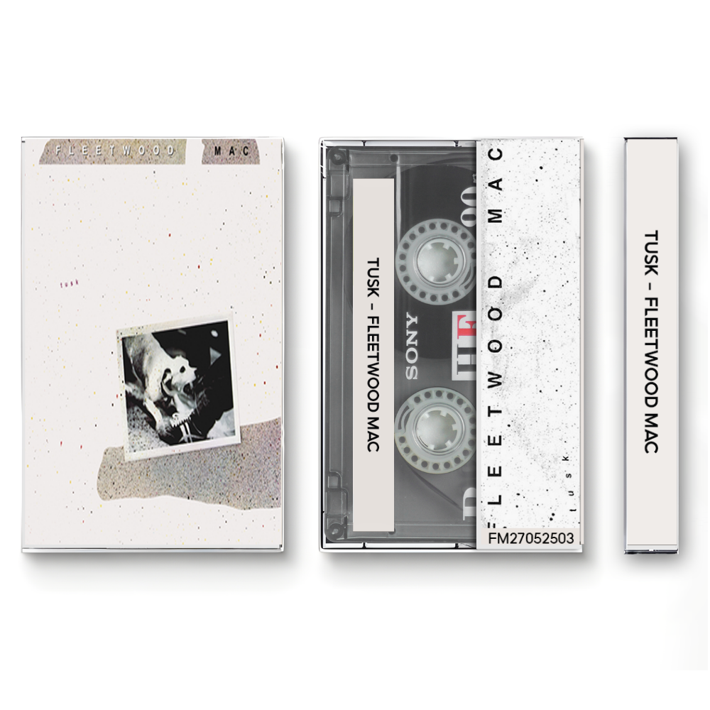 Fleetwood Mac – Tusk Fanmade Analog Cassette Tape | 1979 Classic Rock Album | Retro Cassette Collectible