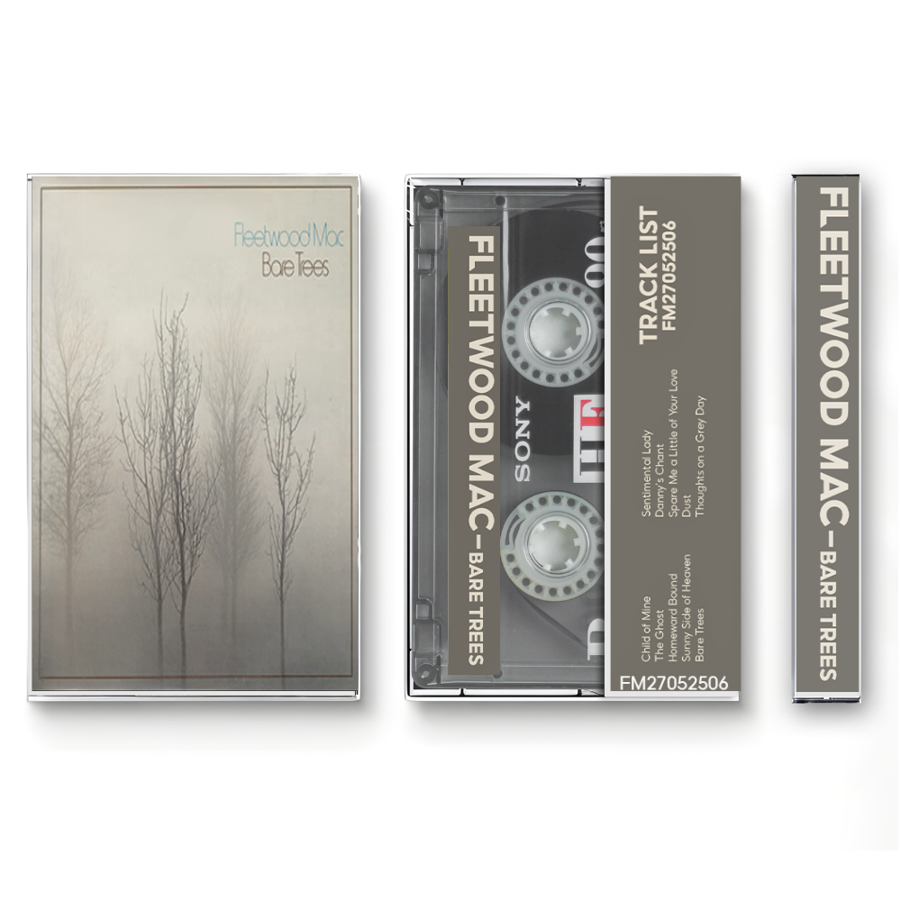 Fleetwood Mac – Bare Trees Fanmade Analog Cassette Tape | 1972 Classic Rock Album | Retro Cassette Collectible