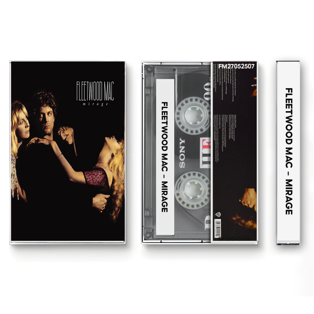 Fleetwood Mac – Mirage Fanmade Analog Cassette Tape | 1982 Classic Pop Rock Album | Retro Cassette Collectible