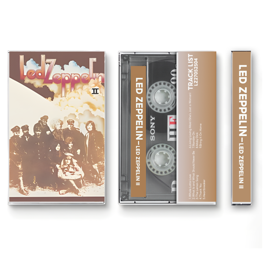 Led Zeppelin – Led Zeppelin IV Fanmade Analog Cassette Tape | 1971 Classic Rock Album | Retro Cassette Collectible