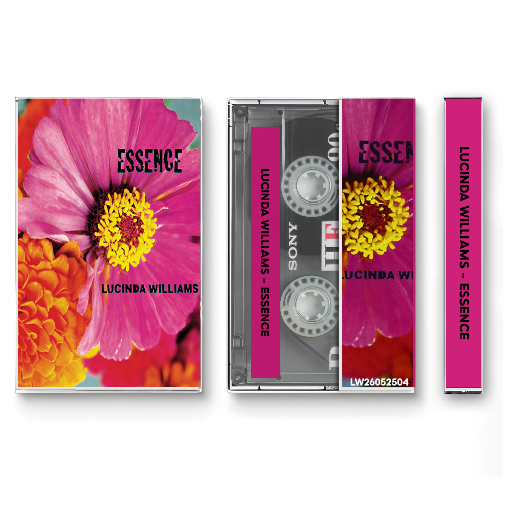 Lucinda Williams – Essence Fanmade Analog Cassette Tape | Americana Folk Rock Vintage Cassette Collectible