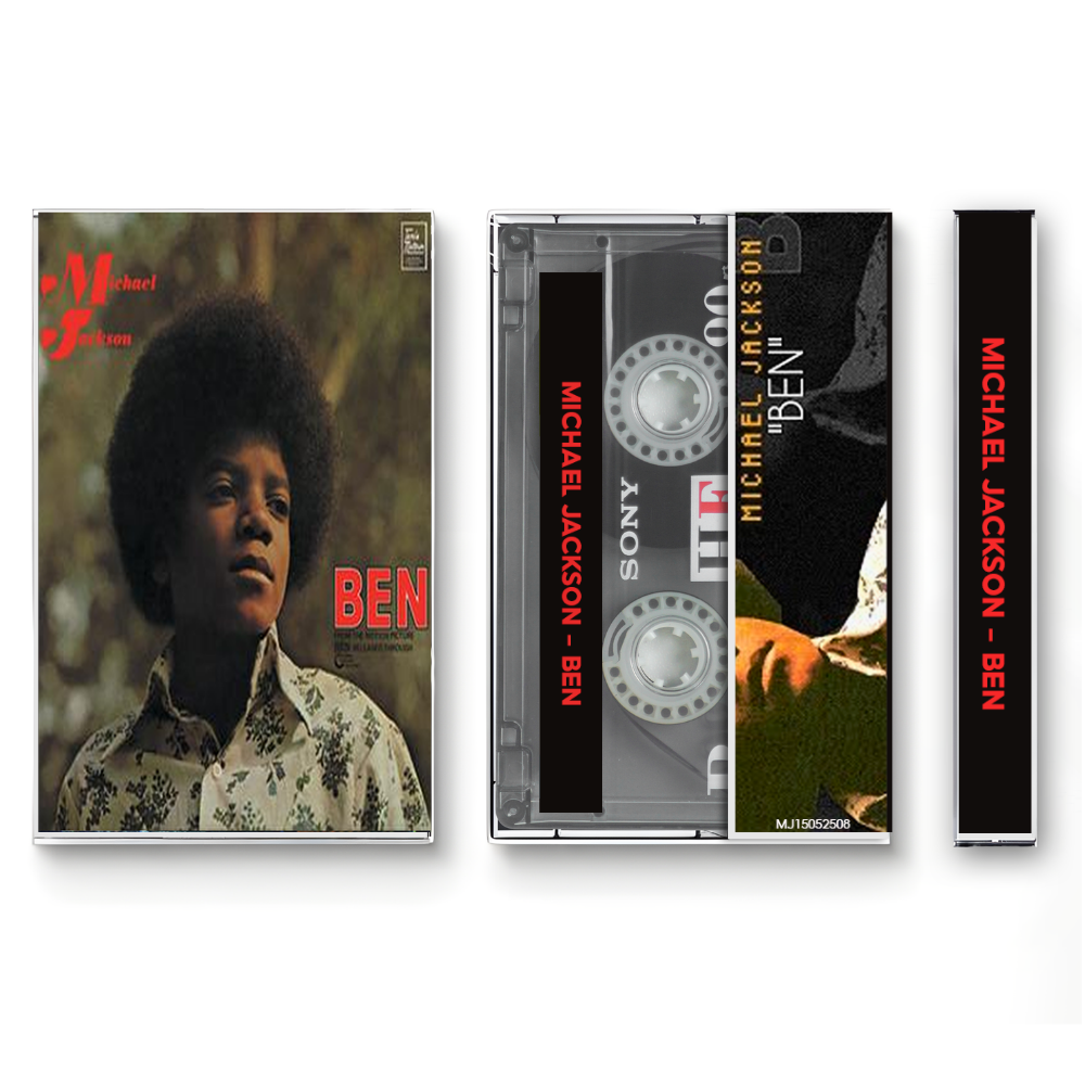 Michael Jackson – Ben Fanmade Analog Cassette Tape | Soul Pop Vintage Cassette Collectible