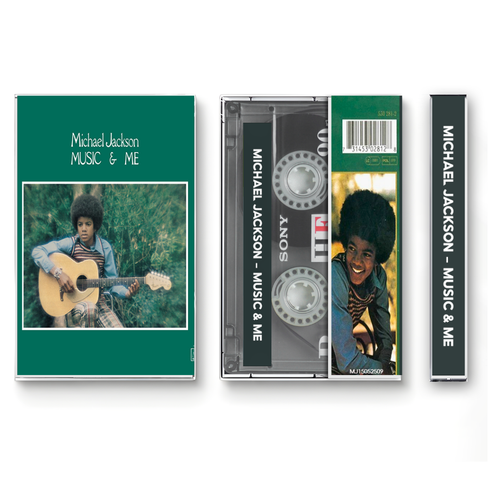Michael Jackson – Music & Me Fanmade Analog Cassette Tape | Soul Pop Vintage Cassette Collectible