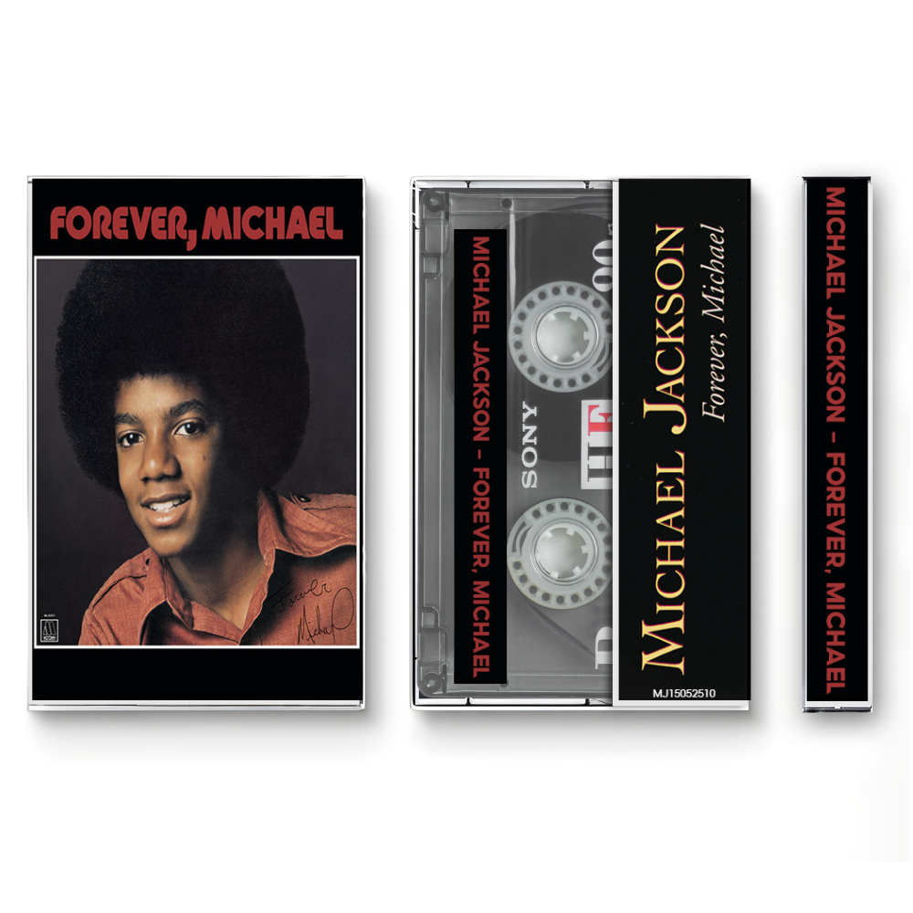 Michael Jackson – Forever, Michael Fanmade Analog Cassette Tape | Soul R&B Vintage Cassette Collectible