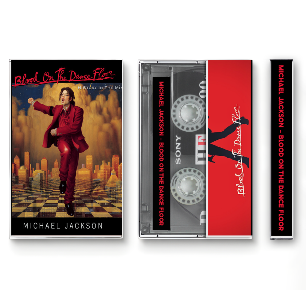 Michael Jackson – Blood on the Dance Floor: HIStory in the Mix Fanmade Analog Cassette Tape | 90s Dance Pop Vintage Cassette Collectible