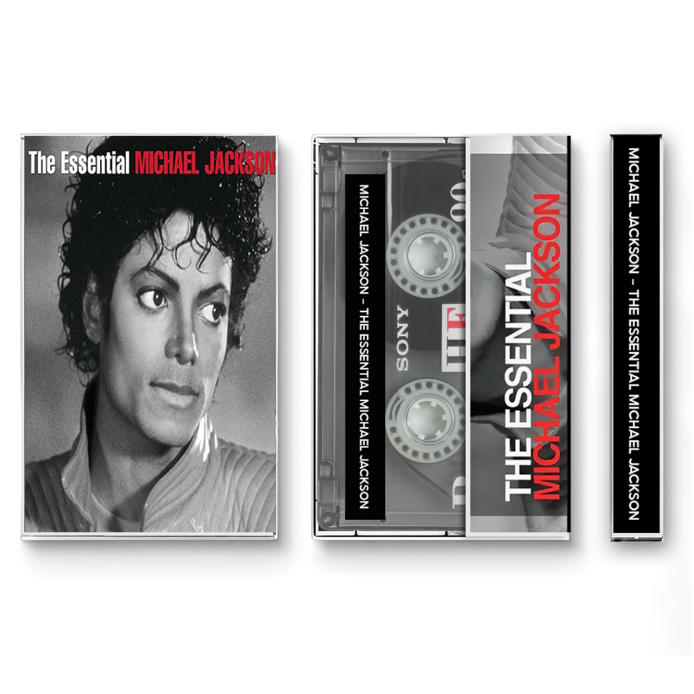 Michael Jackson – The Essential Michael Jackson Fanmade Analog Cassette Tape | Greatest Hits Pop Soul Vintage Cassette Collectible