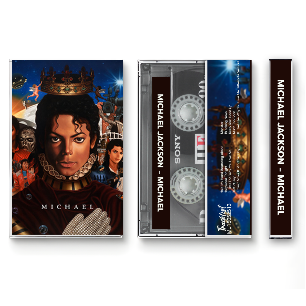 Michael Jackson – Michael Fanmade Analog Cassette Tape | Pop R&B Modern Era Vintage Cassette Collectible