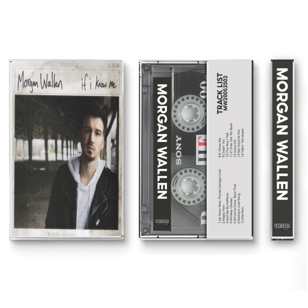 Morgan Wallen – If I Know Me Fanmade Analog Cassette Tape | Country Pop Vintage Collectible
