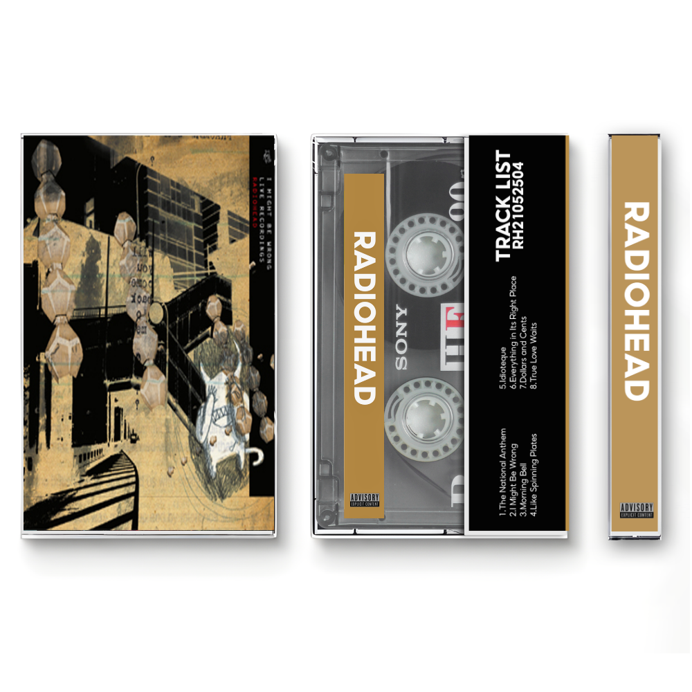 Radiohead – Amnesiac Fanmade Analog Cassette Tape | Experimental Alternative Rock Vintage Collectible